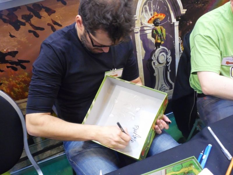 Piero, en pleine création.