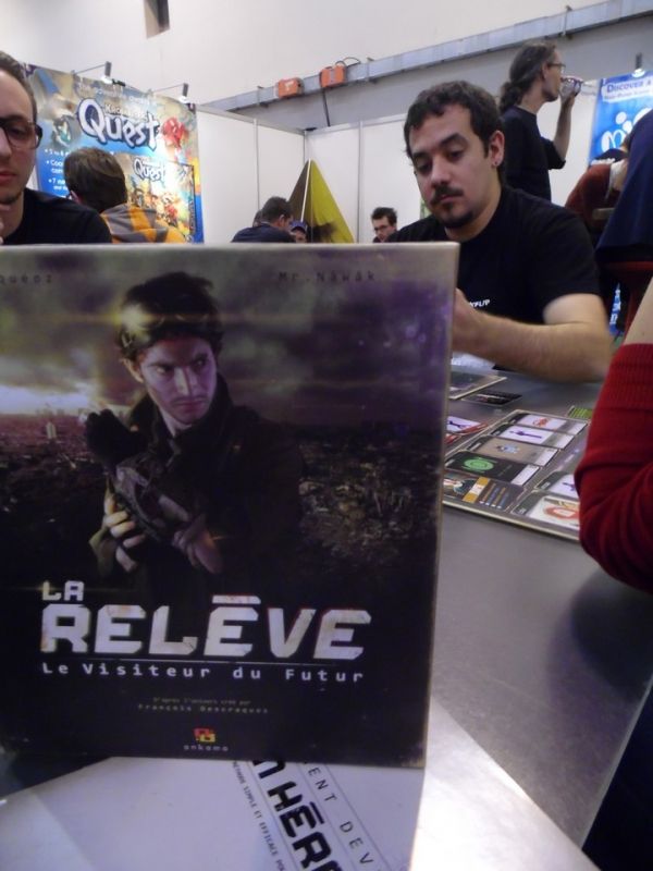 Sur le stand de Ankama, un jeu dont on n'avait pas entendu parler avant : La Relève.