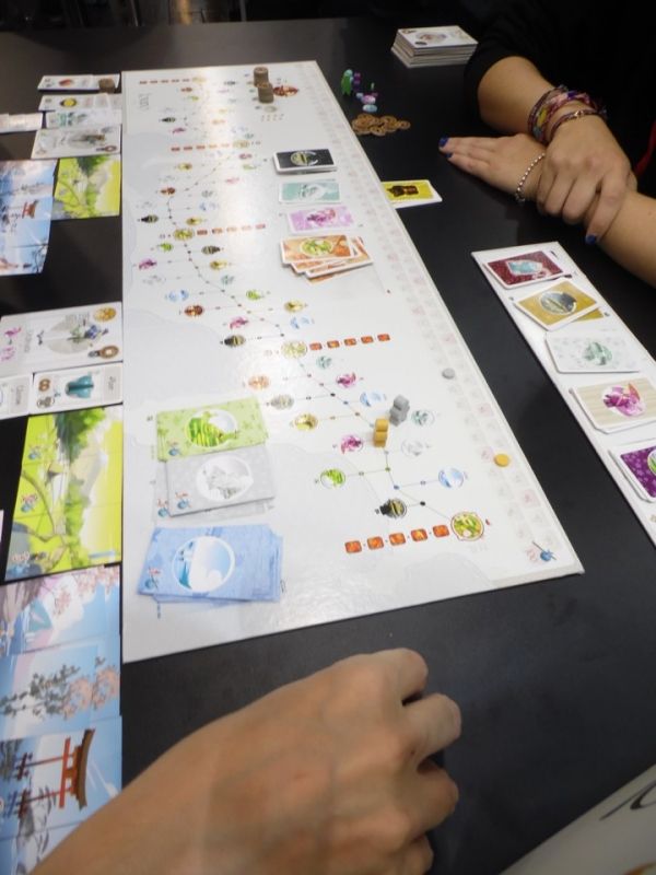 Tokaïdo était présenté avec sa nouvelle extension.