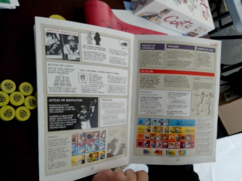 Corto : la règle, style "BD"...