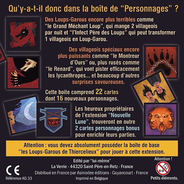 Les Loups-Garous de Thiercelieux - Personnages
