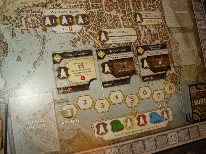 Les bâtiments de départ. Une partie où l'argent ne sera pas présente sur ces derniers. Dur...