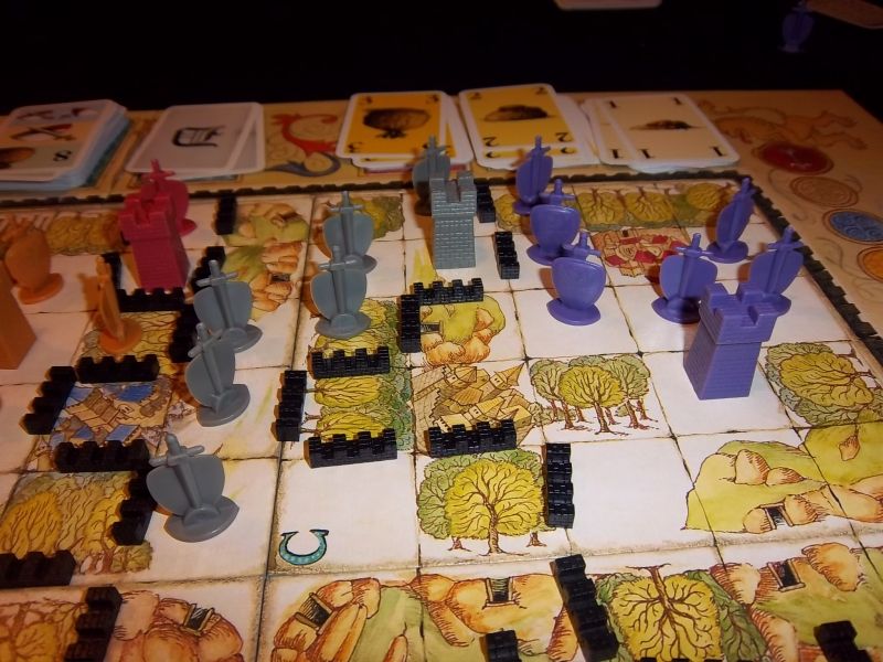 Le "gros" fief de monsieur Zhor (en violet) qui a phagocyté bien des cases...