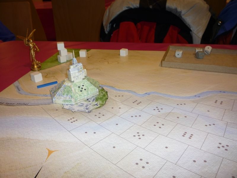 La traversée de la baie du Mont Saint-Michel à D