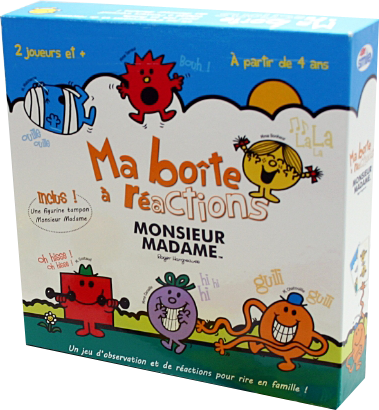 Ma boite à réactions Monsieur Madame