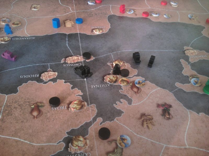 Hmm, cette légion grecque a l'air bien excitée ...