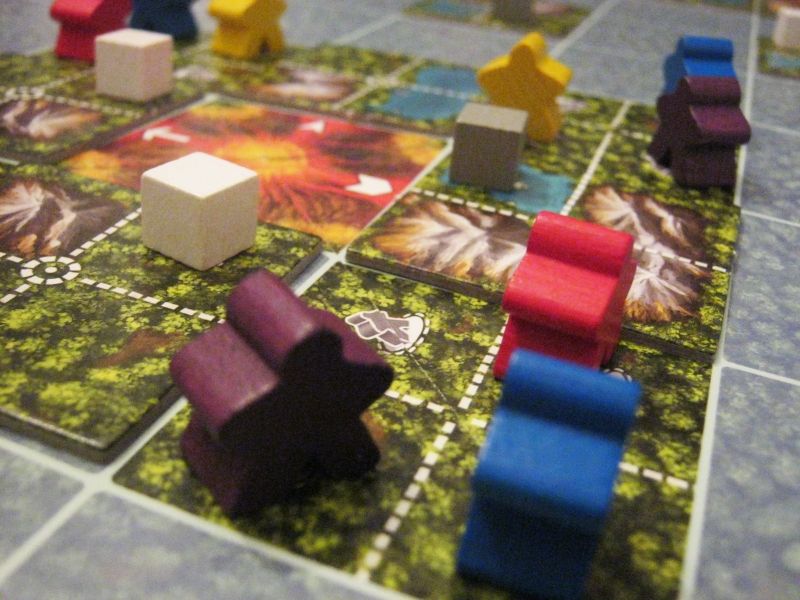 Les pions et les tuiles