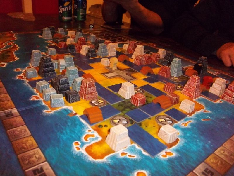 Le plateau en fin de partie...