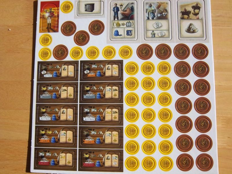 Une planche non "dépunchée" de Mombasa... 