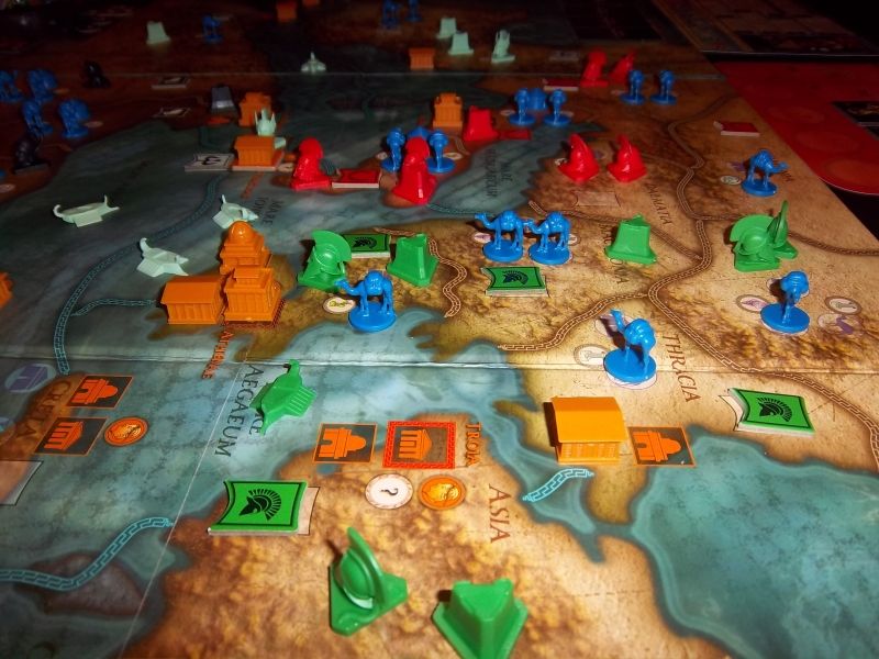 Une partie décevante : Mare Nostrum en pure gestion. 