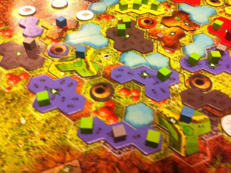 Contrairement aux apparences , c'est bien ma galerie de départ (noire). Briac l'expansionniste m'a encerclé. 