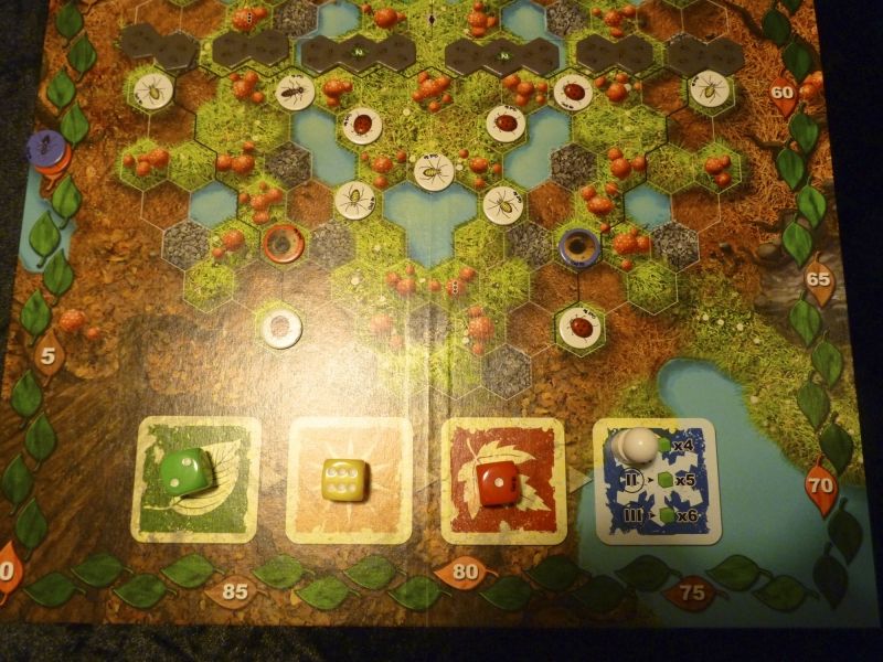 Les dés de la première saison