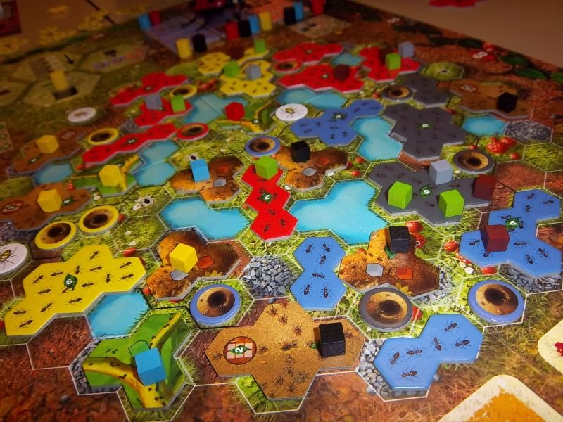 Un aperçu du plateau final...