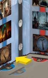 Lorsque le fantôme a donné des cartes à un médium, il pousse le jeton de la couleur correspondante vers le paravent.