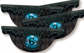 Verso des jetons fantôme utilisés pour numéroter les groupes suspects.