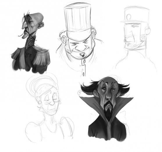 Premiers essais sur les personnages par Xavier Collette