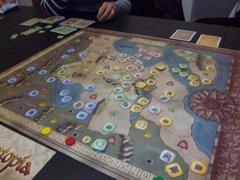 Le plateau avant le décompte final...