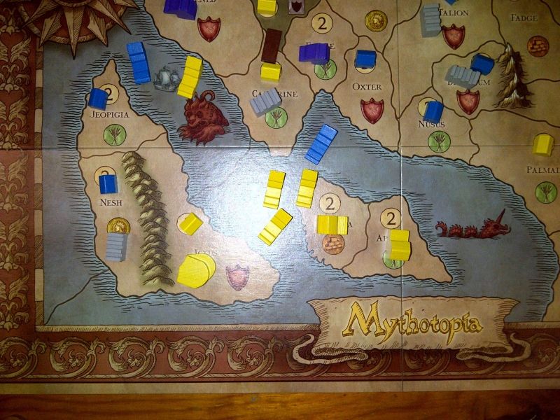 La compétition insulaire au sud