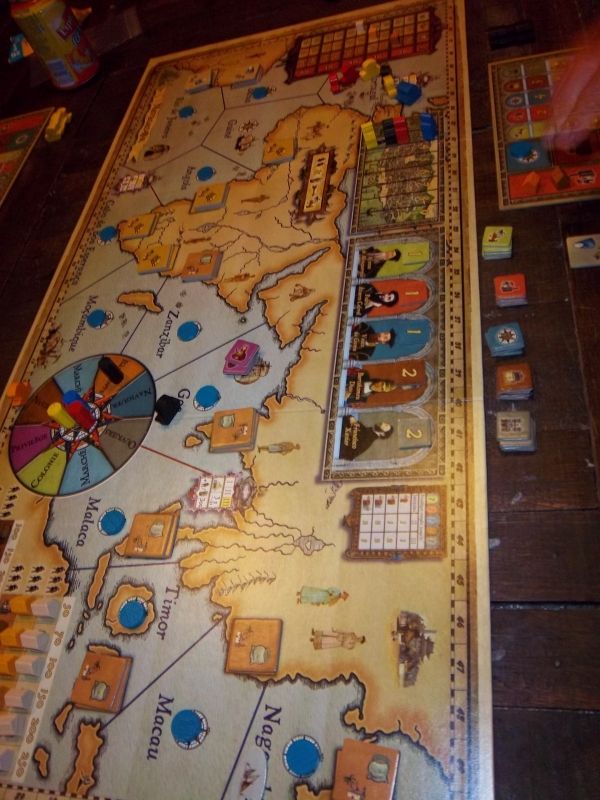 Le beau plateau de Navegador, tout en longueur...