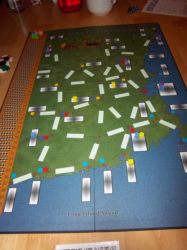 Le plateau de New-England Railways...pas très "funky" comme dirait monsieur Unkle.