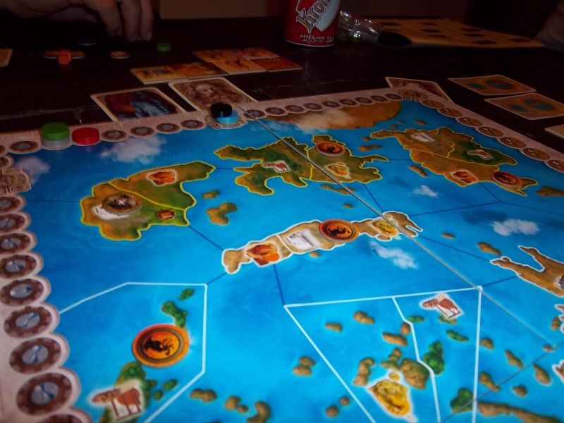 Par contre, l'Atlantide fut longtemps boudée...notez que nous approchions de la fin de la partie. 