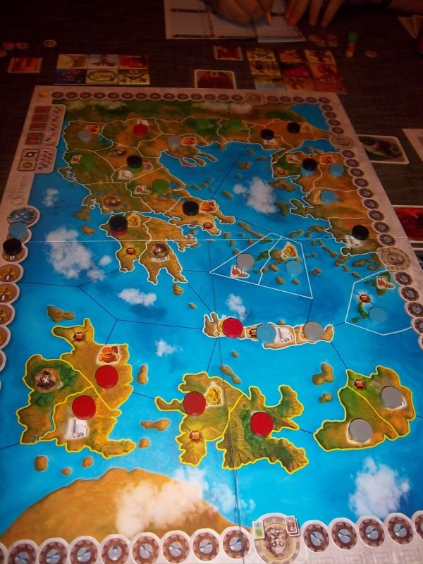 Le plateau final....L'Atlantide, c' est un peu chez moi. Flavien, avec les noirs et ses développements, semble plutôt pas mal, mais...