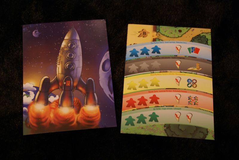 La fusée goodies et le plateau fuite côté face B