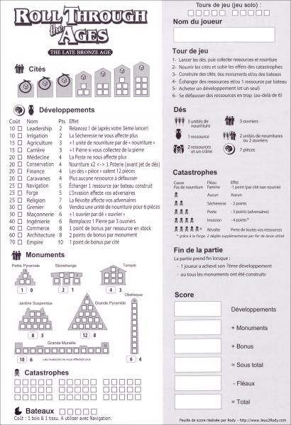 Roll Through the Ages