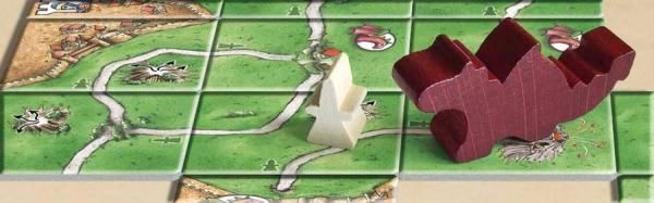 Carcassonne : Burgfräulein & Drache