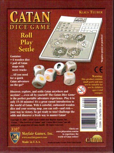 Catan dice game
