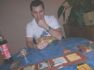 Début de seconde manche