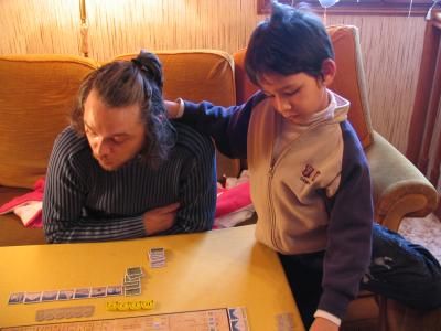 Stef se rend compte qu'il est aussi derrière Tristan donc dernier !