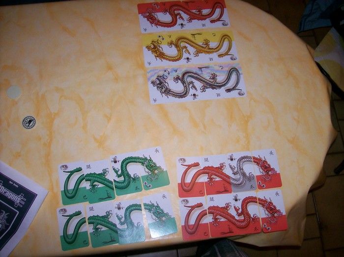 Au final, je crée un dragon de plus mais j'ai fait des faciles alors que Mélanie a assurer ceux rapportant plus ...