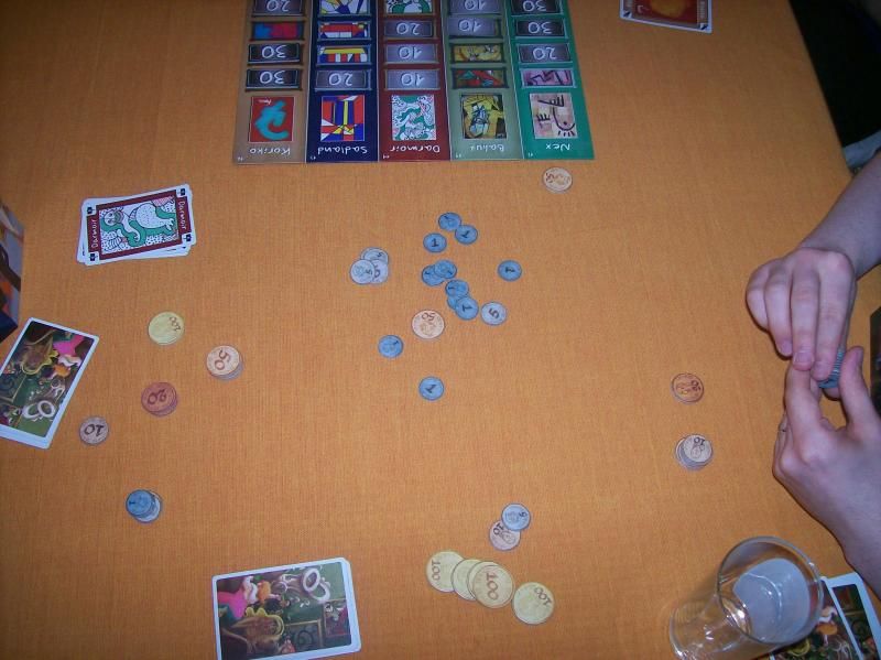 Le plateau final et un vainqueur qui me satisfait... puisque c'est moi ...