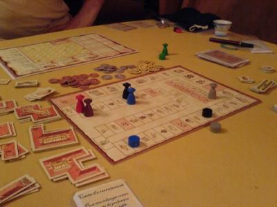 le tableau des scores à la fin de la partie