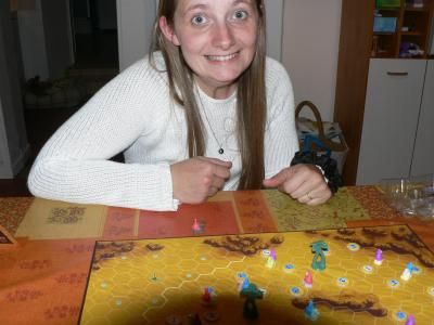 Visiblement Emeline n'est pas vexé de ne pas avoir gagné !