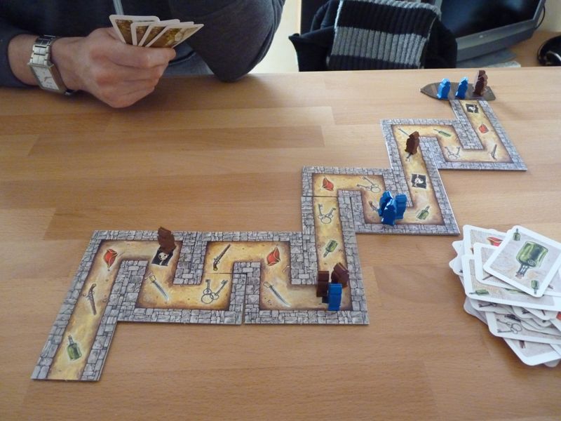 pour l'instant deux pions sortis chacun