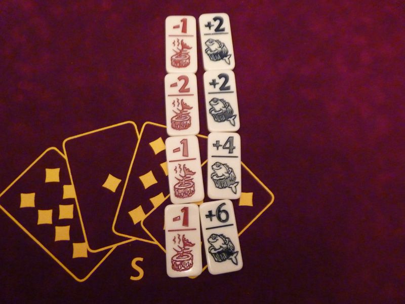 le score de paulette, et chose remarquable, on avait tous les 3 autant d'arrêtes que de sushis !