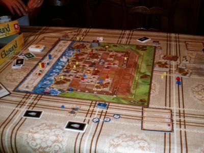 le plateau en fin de partie