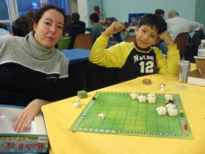 Tristan gagne la partie ! Cecile 2ème !