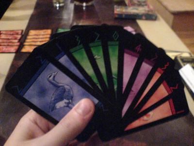 La main de Loïc au départ de la troisième partie