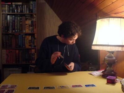 loïc prépare le jeu