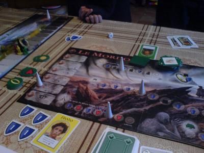 le plateau en fin de partie