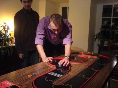 Frank en pleine courbe