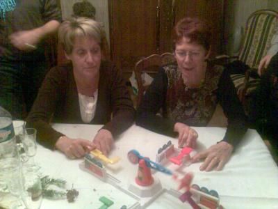 Arlette et Paulette bien concentrées