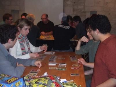 de gauche ? droite : Loïc, Anne, Pierre, Hadil