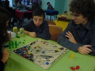 de g à d : Lady, Hugo, Christophe.