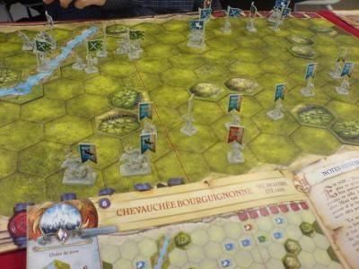 Scénario 8 : Chevauchée Bourguignonne - Placement initial.