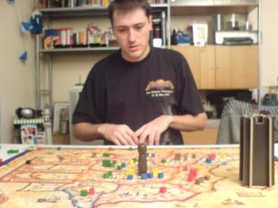 Cedric en pleine action