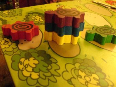 Arrivée seconde partie Fanfan pose ++, nous saute par dessus et gagne la partie !! 